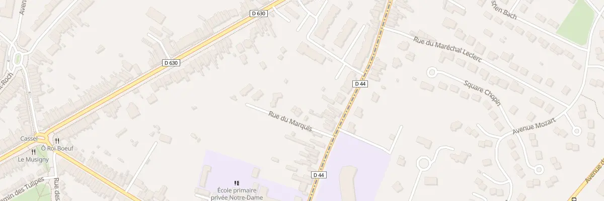 Plan du 53 Rue du Marquis à Valenciennes