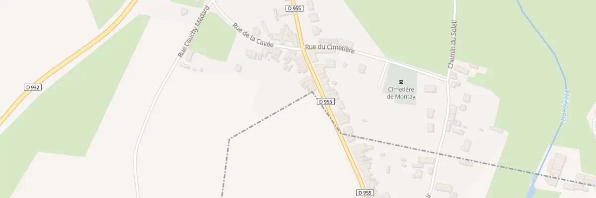 Plan du 18 Rue du Calvaire à Montay
