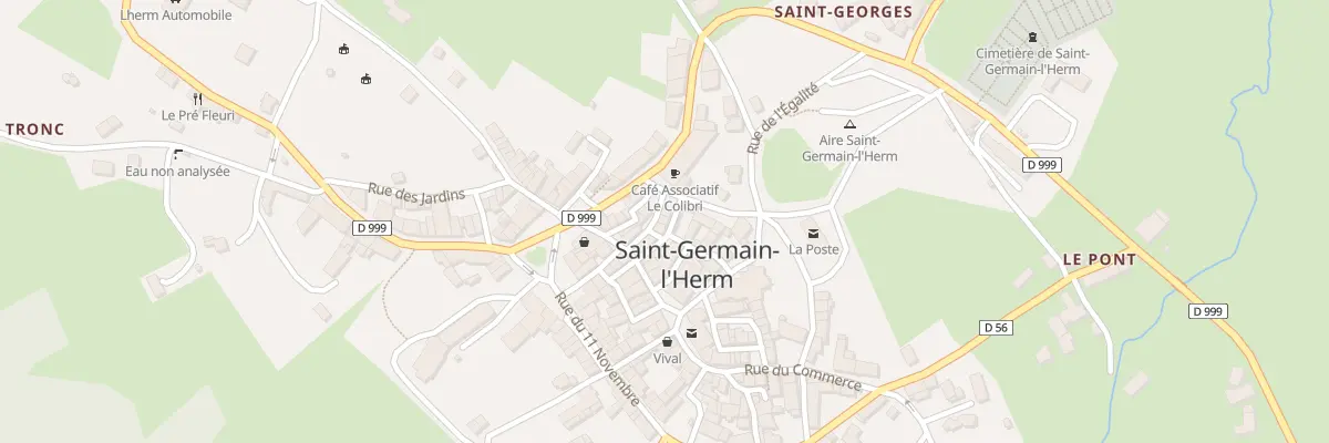 Plan du 5098 Le Bourg à Saint-Germain-l’Herm