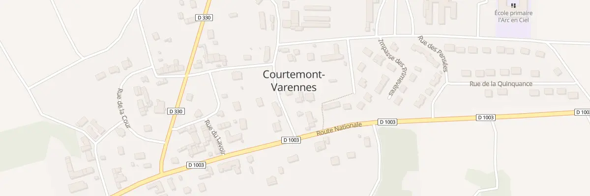 Plan du 4 Rue Bacchus à Courtemont-Varennes