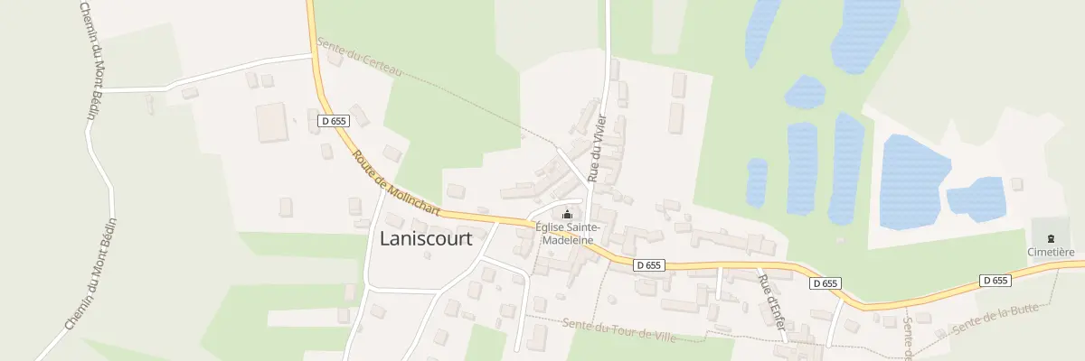 Plan du 3 Pl de la Mairie à Laniscourt