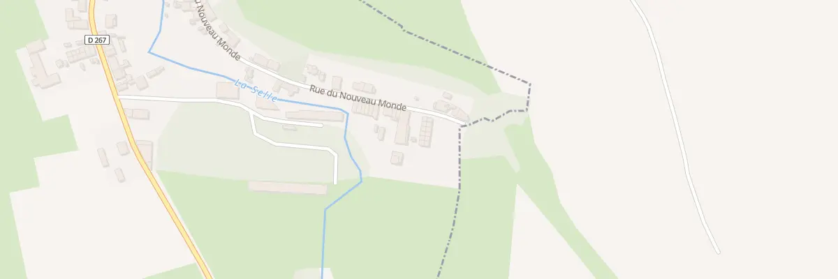 Plan du 44 Rue du Nouveau Monde à Saint-Souplet