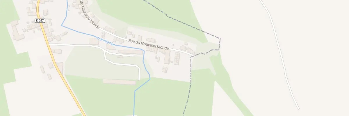 Plan du 40 Rue du Nouveau Monde à Saint-Souplet