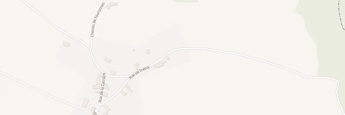 Plan du 28 Rue de Frétoy à Festigny