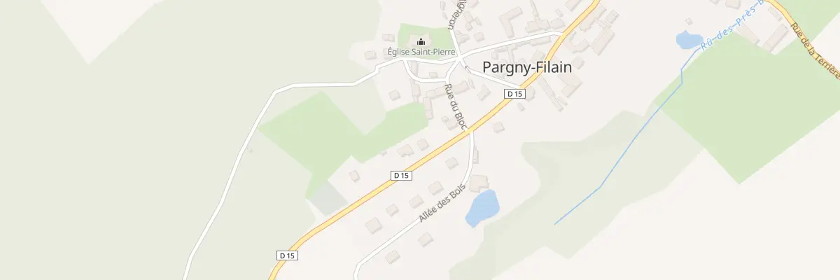 Plan du 40 Rte du Lac à Pargny-et-Filain