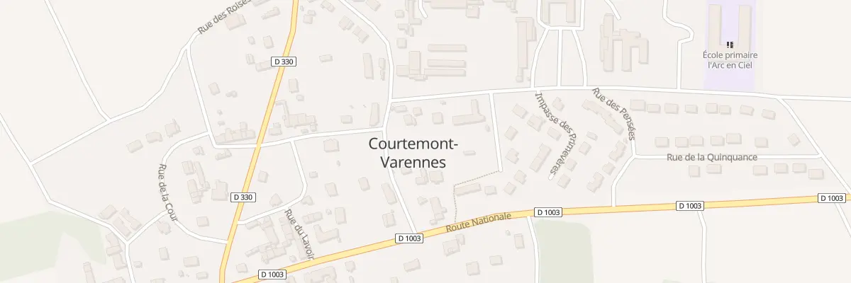 Plan du 4 Rue de la Mairie à Courtemont-Varennes