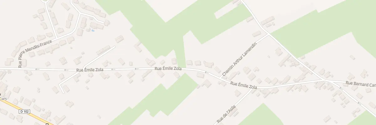 Plan du 59 Rue Emile Zola à Hergnies