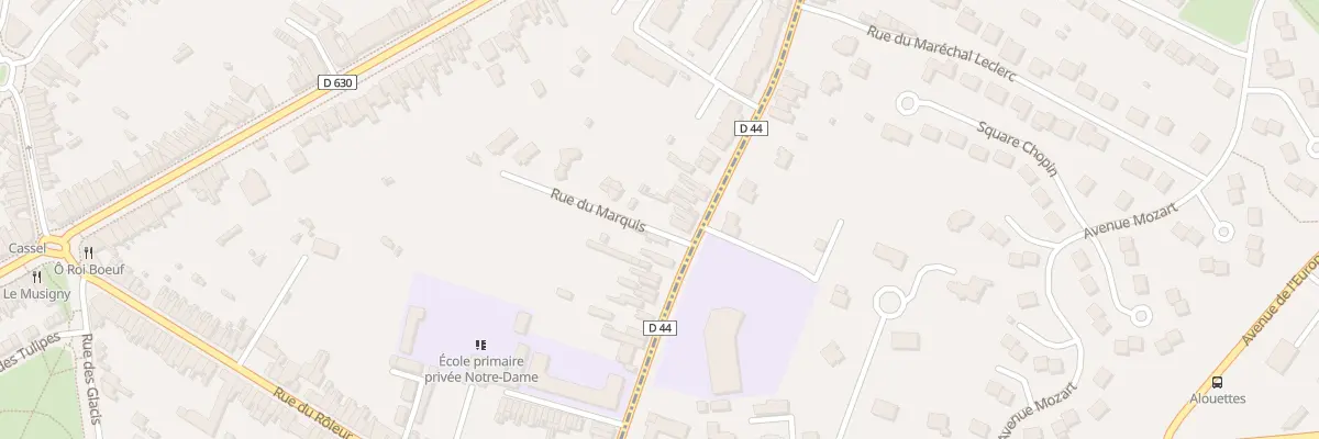 Plan du 49 Rue du Marquis à Valenciennes