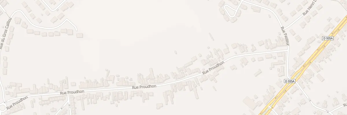 Plan du 242 Rue Proudhon à Bruay-sur-l’Escaut