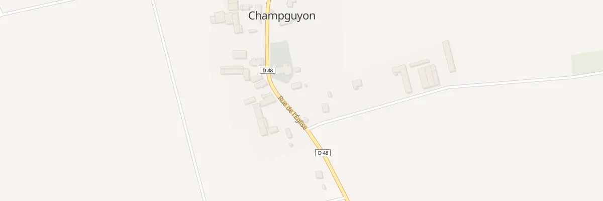 Plan du 40 Rue de l’Eglise à Champguyon