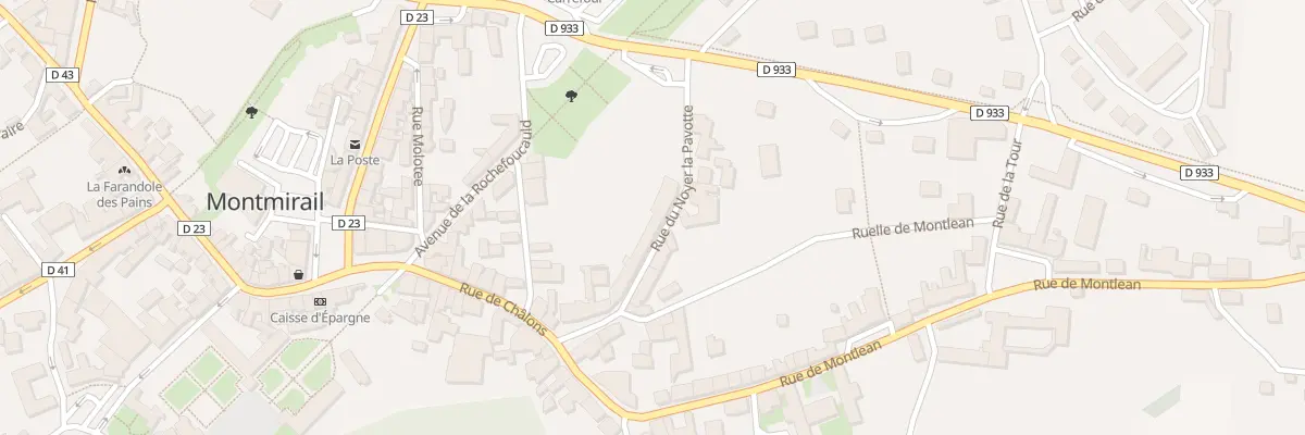 Plan du 21 Rue du Noyer La Pavotte à Montmirail
