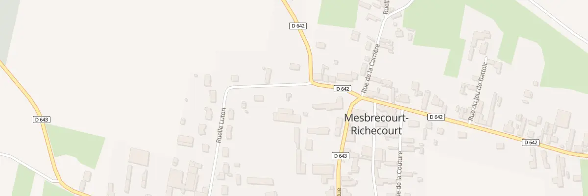 Plan du 28 Rle Luton à Mesbrecourt-Richecourt