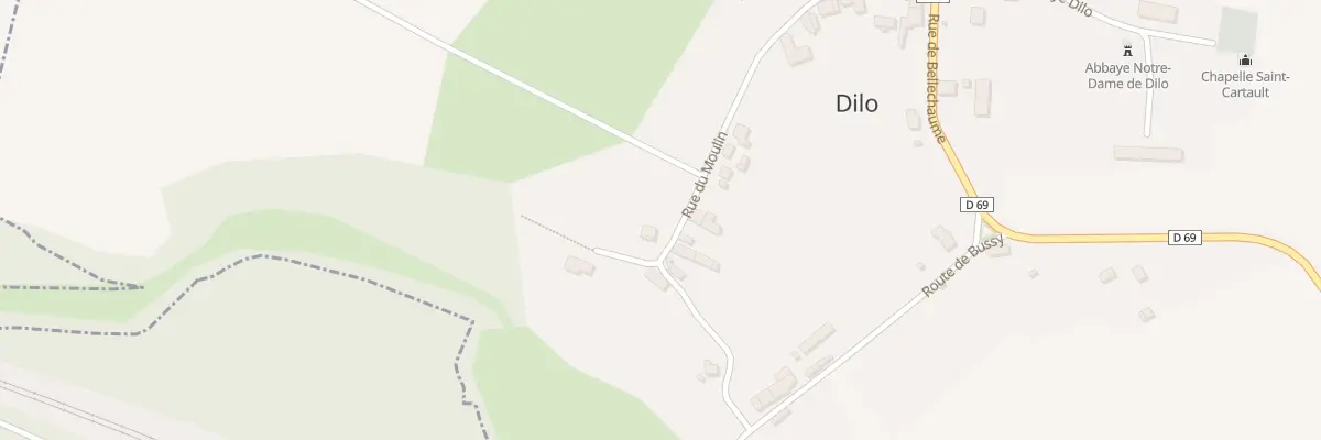 Plan du 4 Rue du Moulin (dilo) à Arces-Dilo
