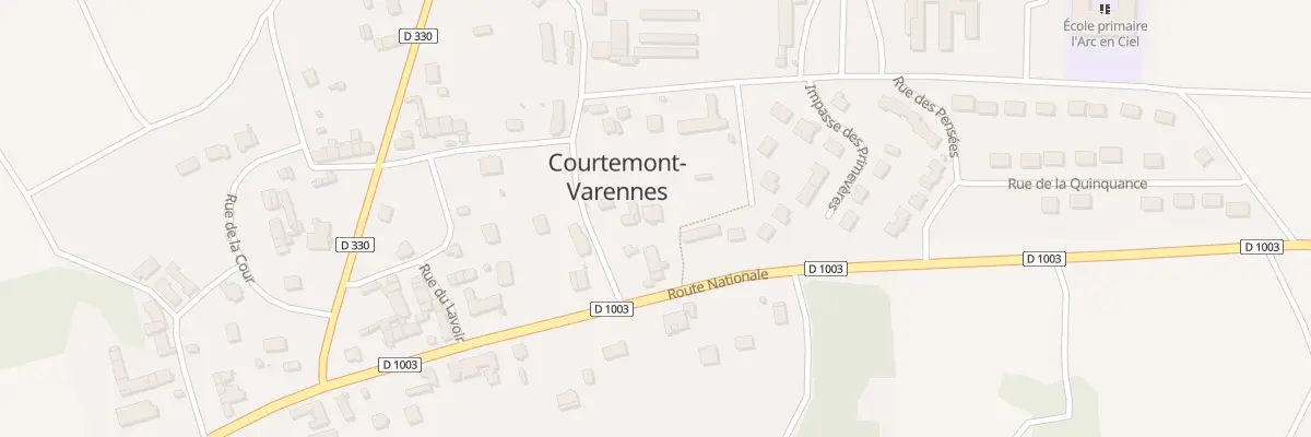 Plan du 2 Rue Bacchus à Courtemont-Varennes