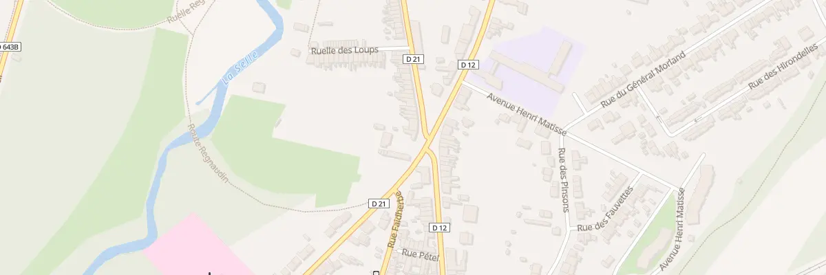 Plan du 196 Rue de la République au Cateau-Cambrésis