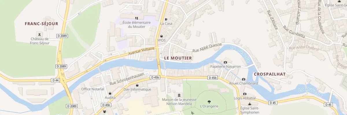 Plan du 114B Rue Rouget de l’Isle à Thiers