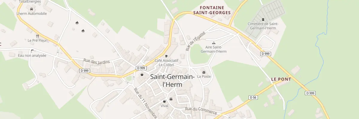 Plan du 5626 Le Bourg à Saint-Germain-l’Herm