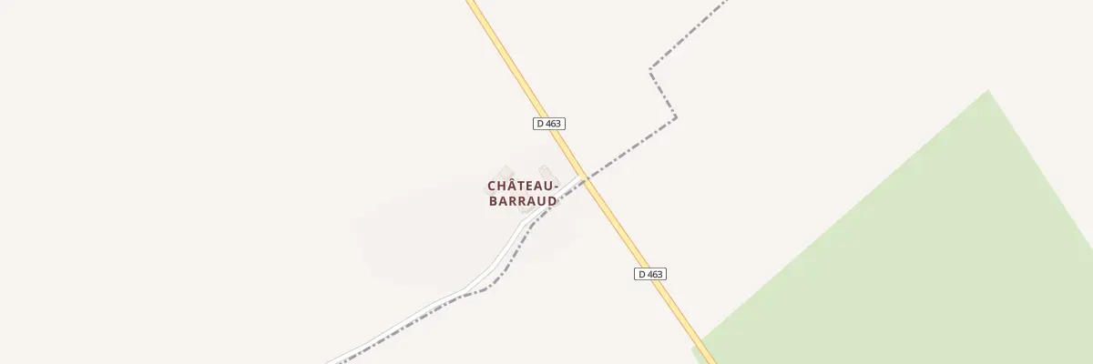 Plan du 5237 Chateau Barraud à Treteau