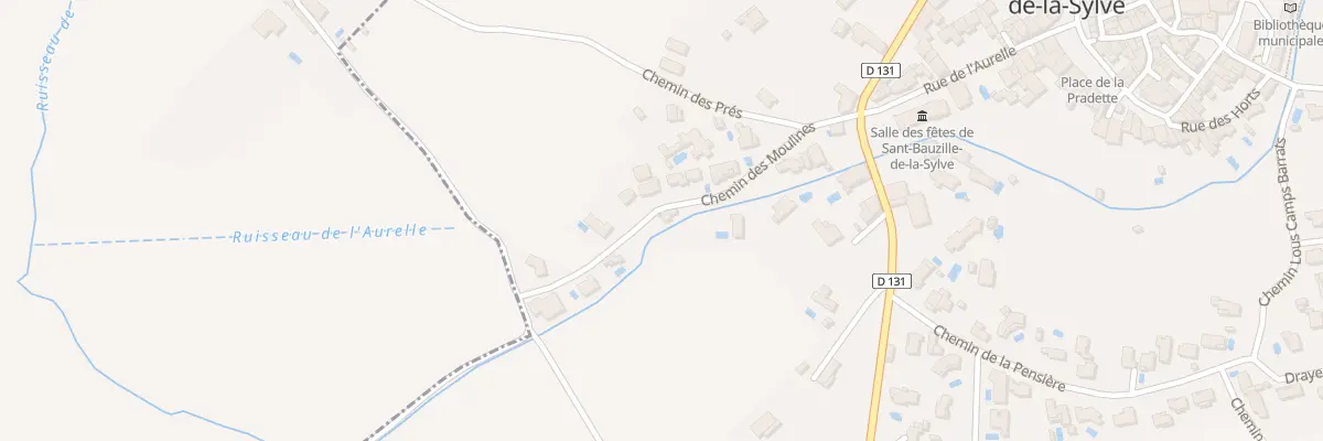 Plan du 1 Che des Moulines à Saint-Bauzille-de-la-Sylve