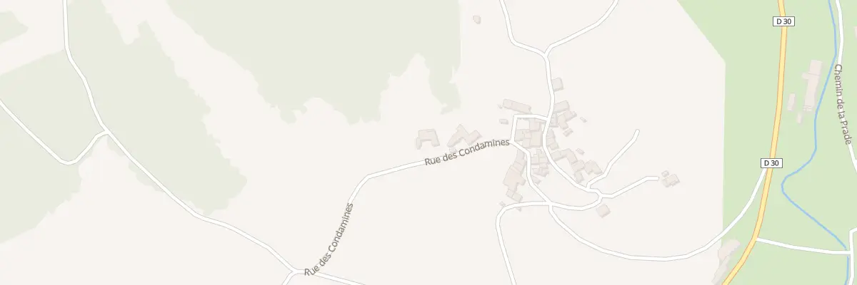 Plan du 14 Rue des Condamines à Chanteuges