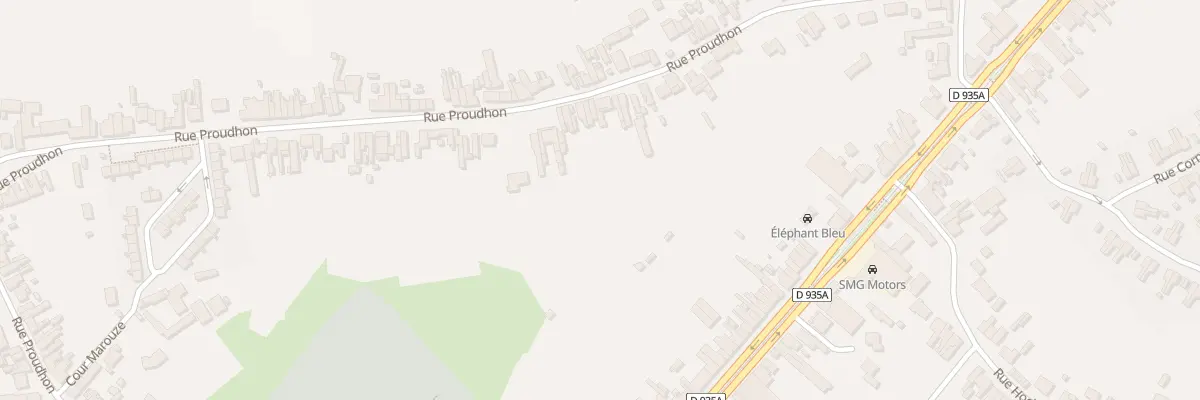 Plan du 235 Rue Proudhon à Bruay-sur-l’Escaut