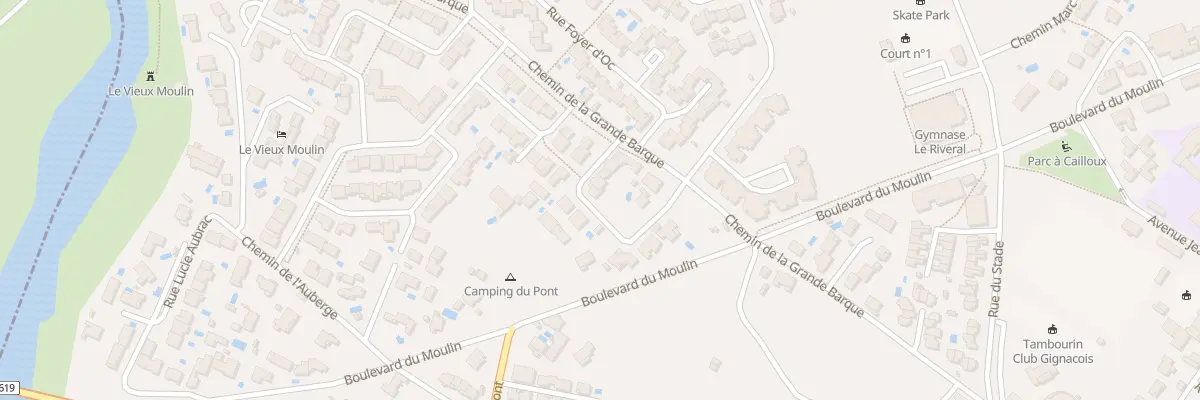 Plan du 8 Rue des Flamboyants à Gignac