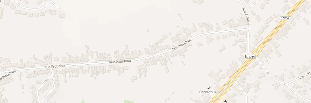 Plan du 244 Rue Proudhon à Bruay-sur-l’Escaut