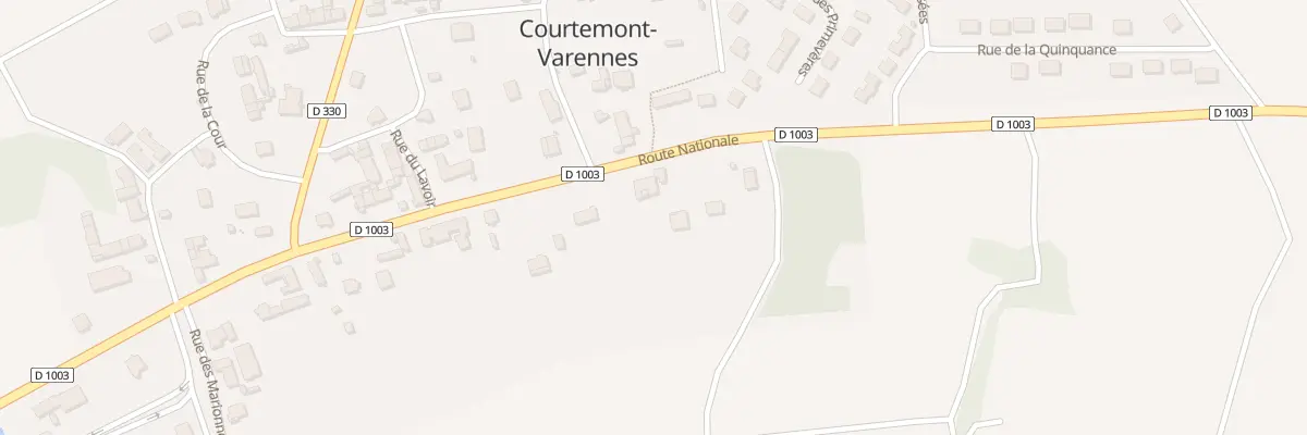 Plan du 28 Rte Nationale Numero 3 à Courtemont-Varennes