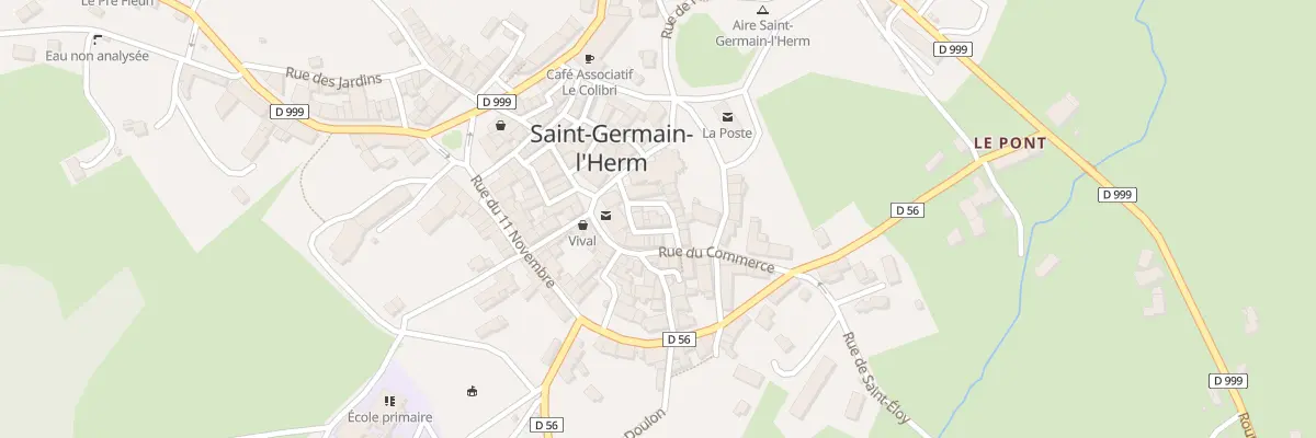 Plan du 5660 Le Bourg à Saint-Germain-l’Herm