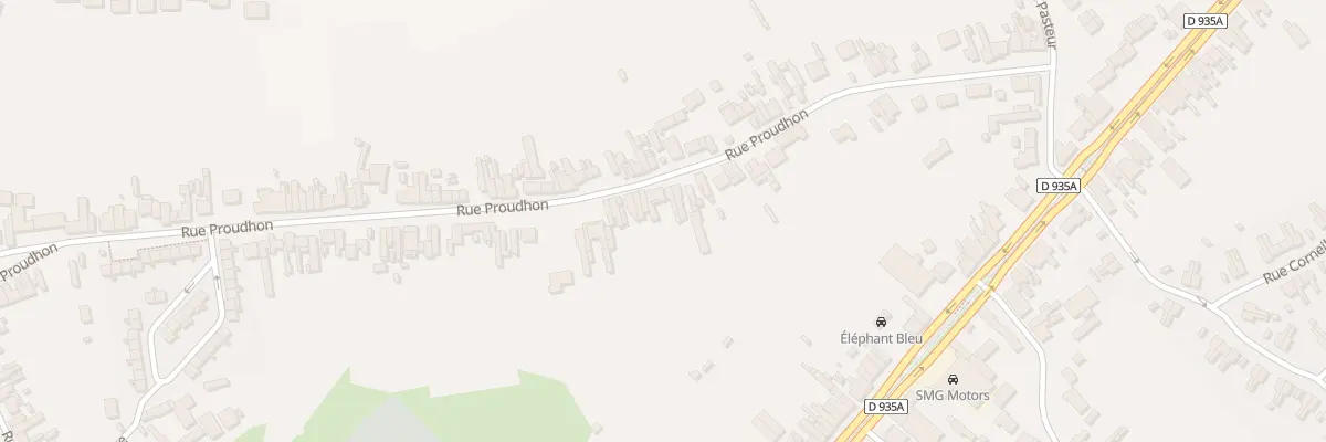 Plan du 241 Rue Proudhon à Bruay-sur-l’Escaut