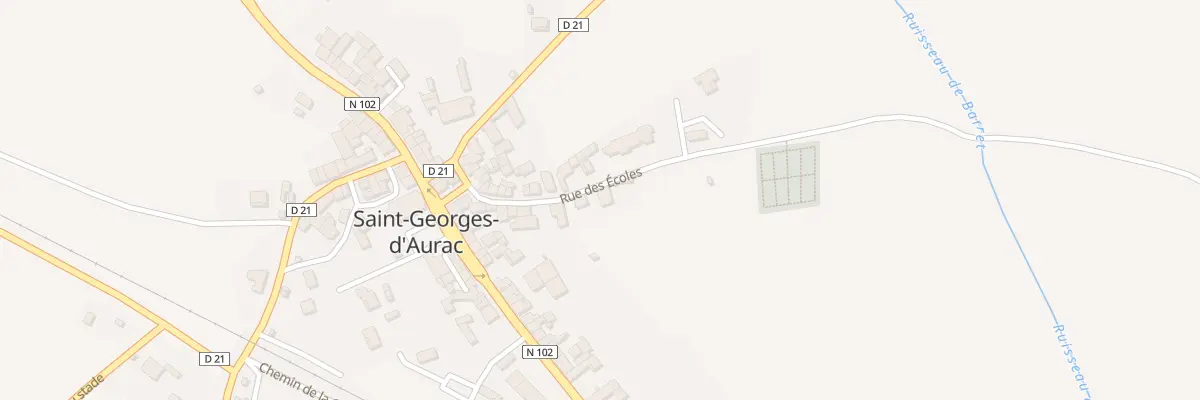 Plan du 21 Rue des Ecoles à Saint-Georges-d’Aurac