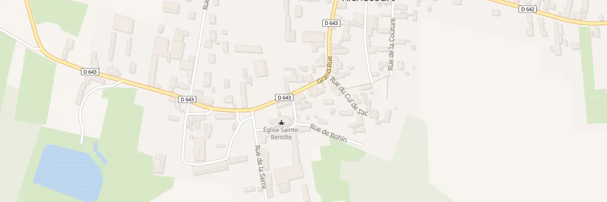 Plan du 1 Rue de l’Eglise à Mesbrecourt-Richecourt