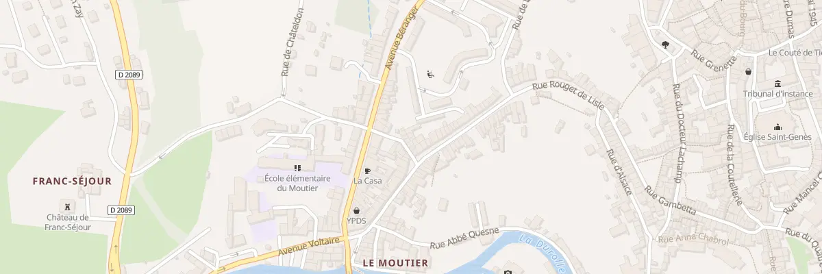 Plan du 12 Rue Vercingétorix à Thiers