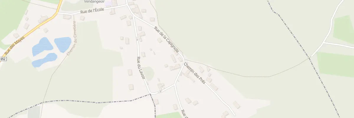 Plan du 6 Rue de la Capignole à Bourguignon-sous-Montbavin
