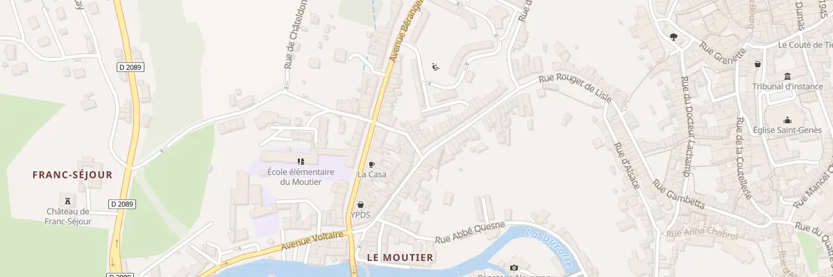 Plan du 14 Rue Vercingétorix à Thiers