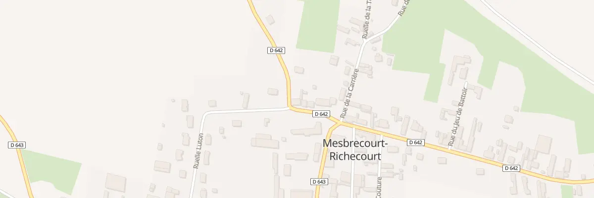 Plan du 3 Che de Richecourt à Mesbrecourt-Richecourt