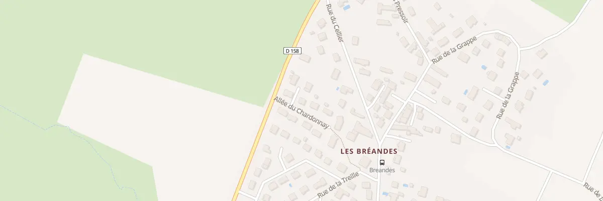 Plan du 5 All du Chardonnay à Perrigny