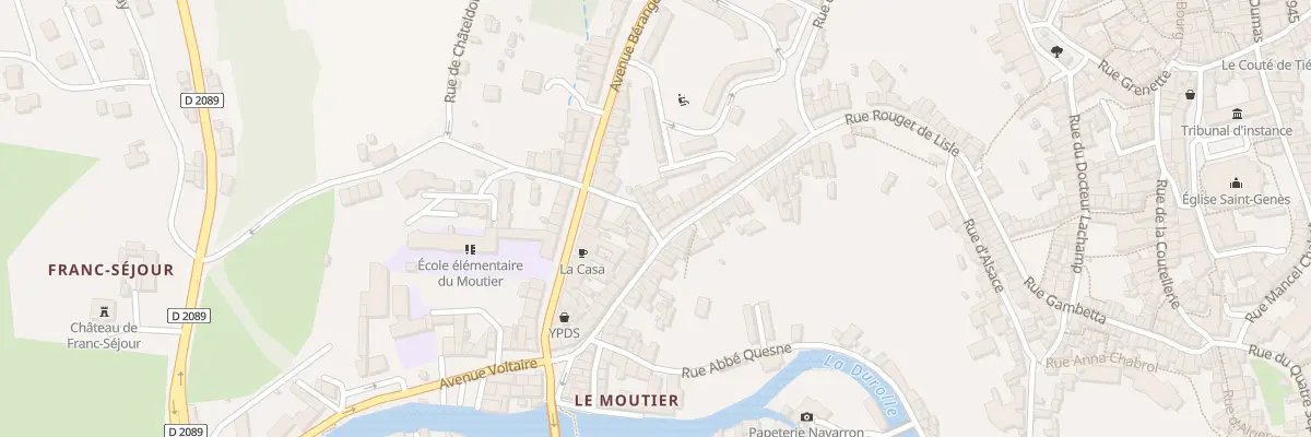 Plan du 16 Rue Vercingétorix à Thiers