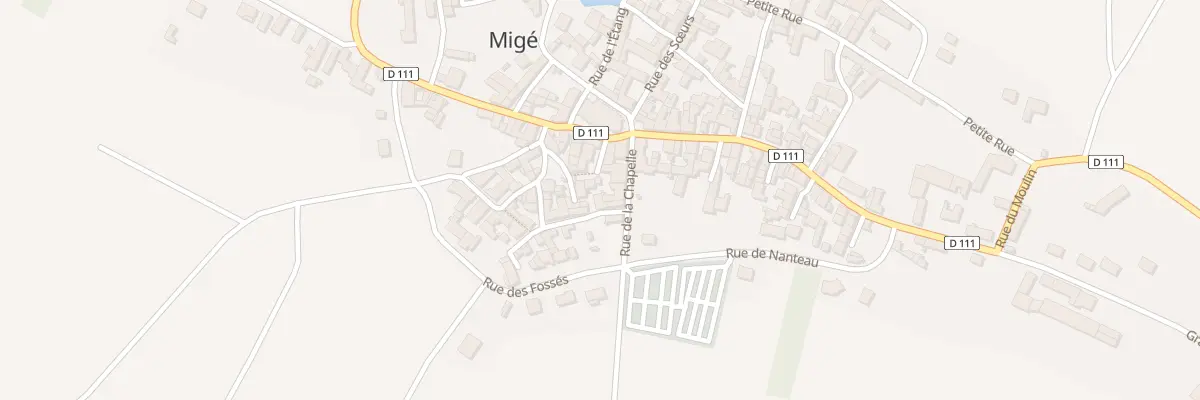 Plan du 9 Rue de Vaulibet à Migé