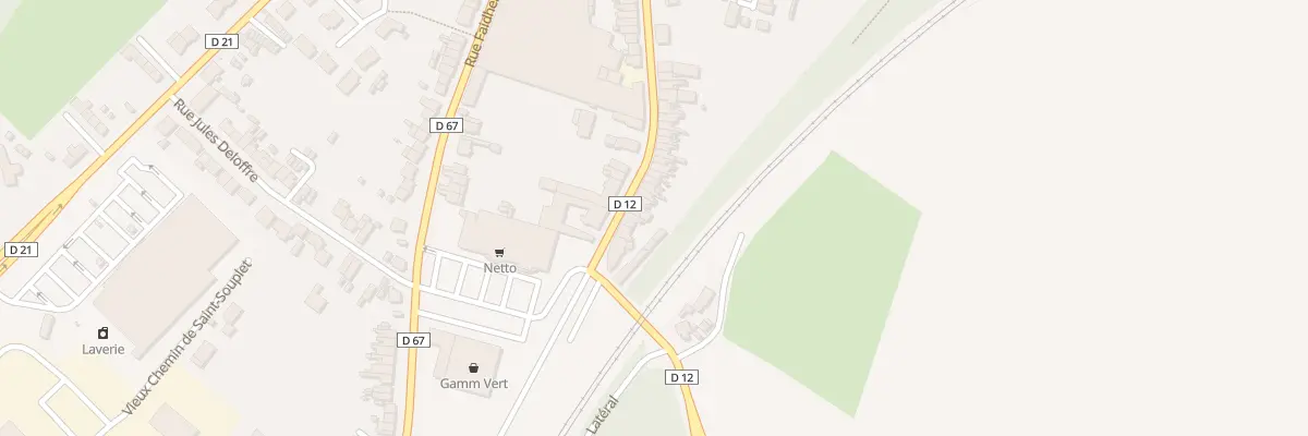 Plan du 65 Rue Theophile Boyer au Cateau-Cambrésis