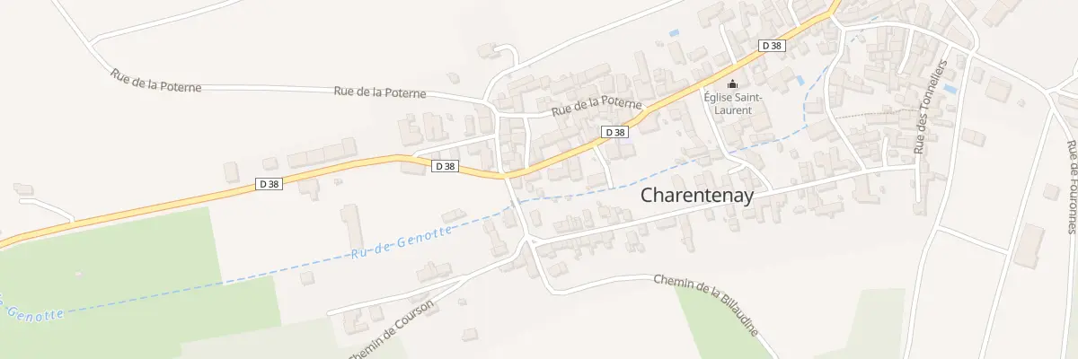 Plan du 31 Grande Rue à Charentenay