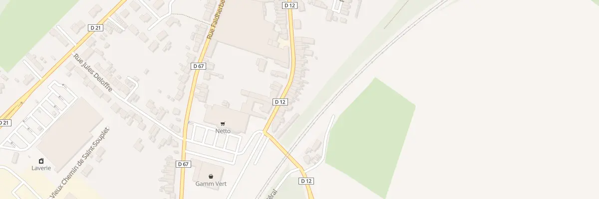 Plan du 59 Rue Theophile Boyer au Cateau-Cambrésis