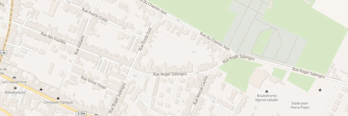 Plan du 45 Rue Roger Salengro à Marly