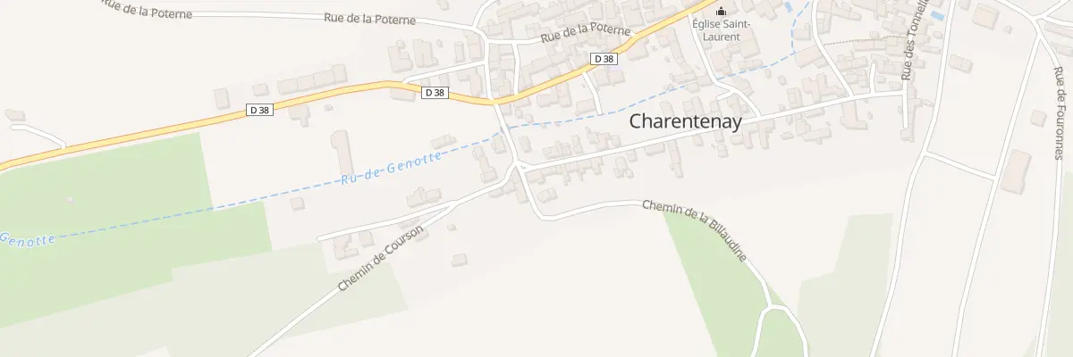 Plan du 31 Vc Petite Rue à Charentenay
