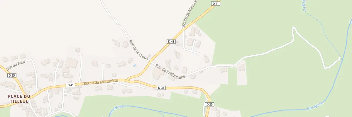 Plan du 50 Rue des Aïrogues à Brenoux