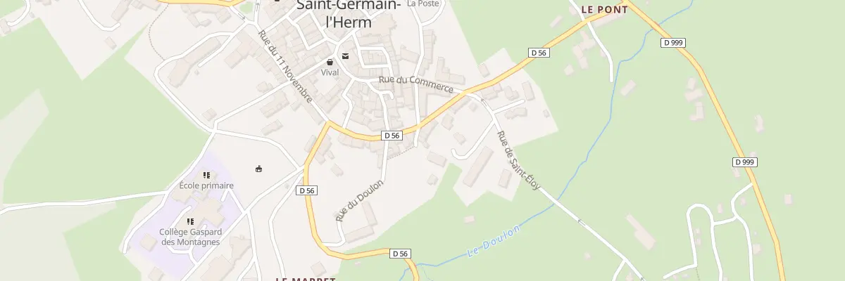 Plan du 5639 Le Bourg à Saint-Germain-l’Herm