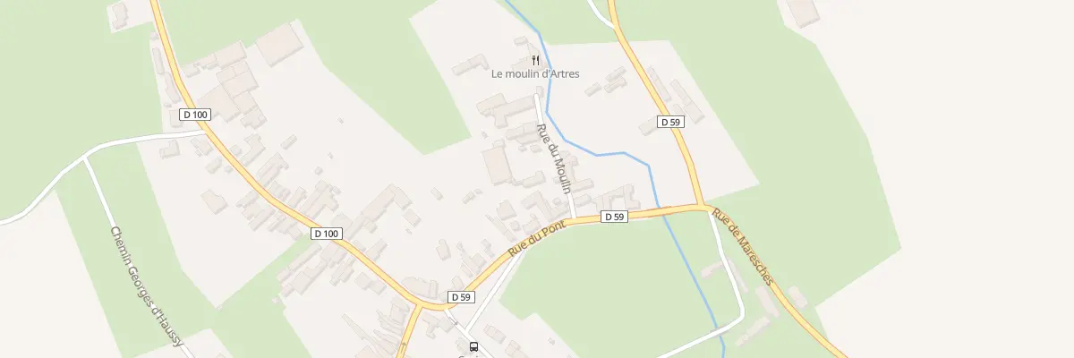 Plan du 1 Rue du Moulin à Artres
