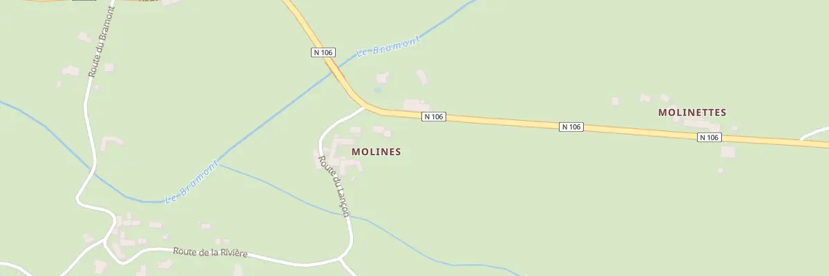 Plan du 7 Rte du Lancon à Balsièges