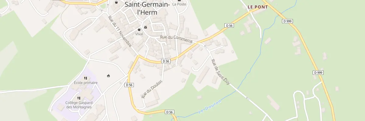 Plan du 5115 Le Bourg à Saint-Germain-l’Herm