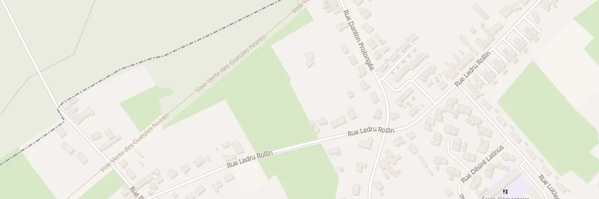 Plan du 340 Rue Ledru Rollin à Bruay-sur-l’Escaut